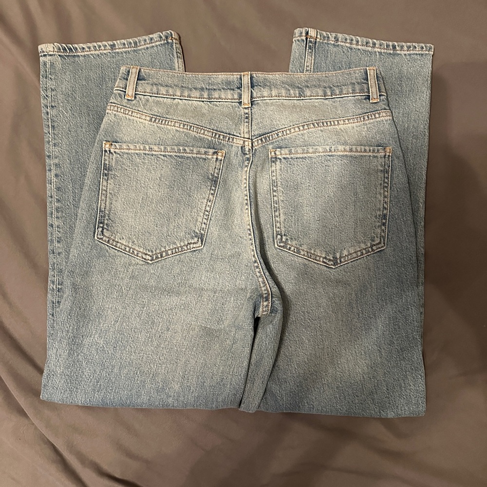 ASOS DESIGN high rise farleigh 'slim' mom jeans (W30 L32) - Picture 6 of 8